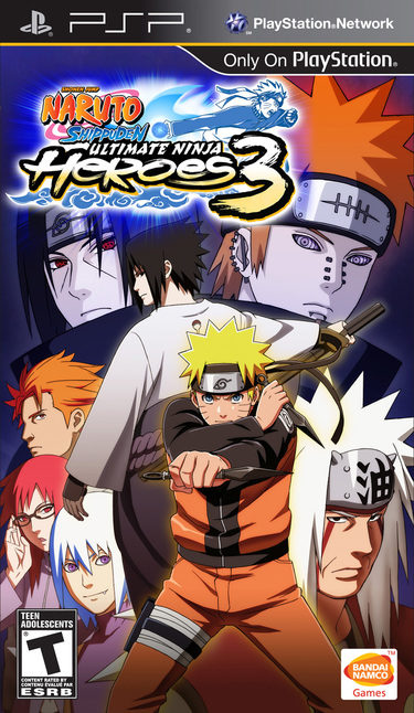 Naruto Ultimate Ninja Heroes 3 PSP ROM|ISO (PT-br)